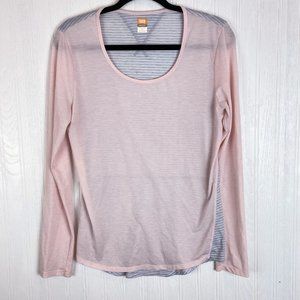 Lucy Size medium workout top pink‎ gray